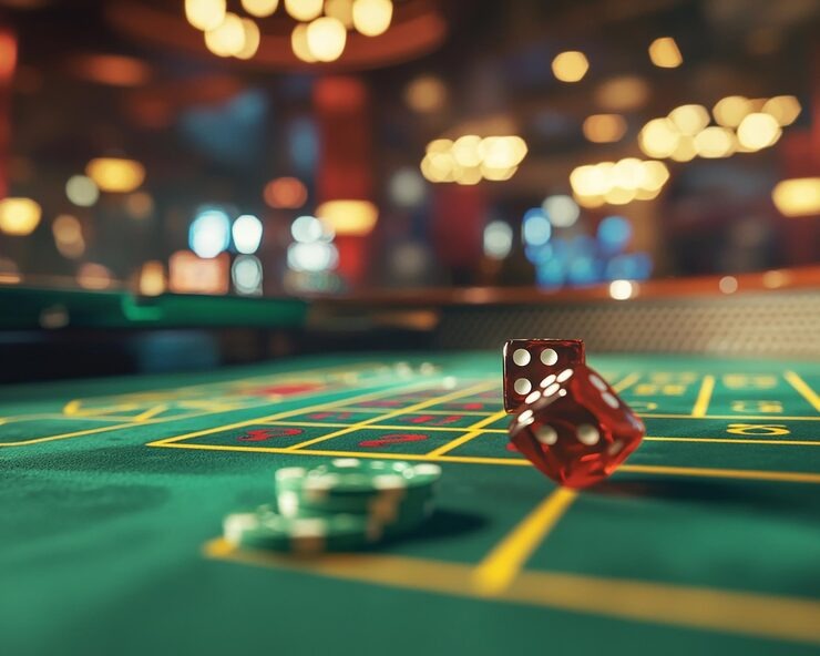 Roulette betting layout showing inside and outside bet options